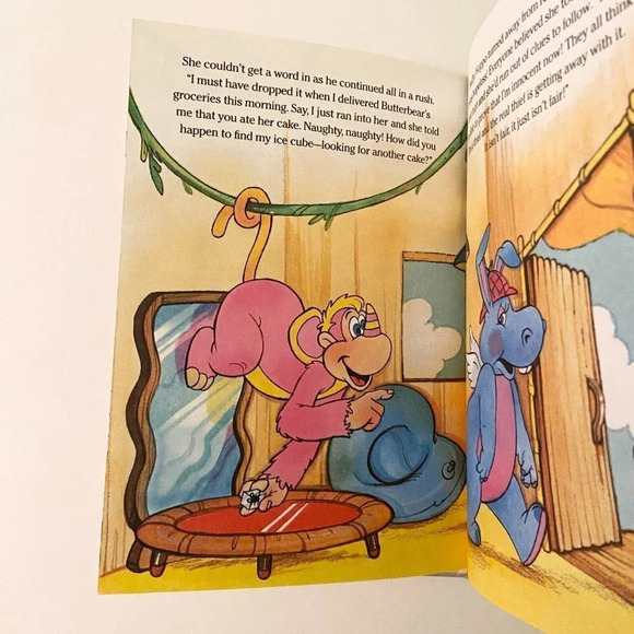 Vintage  1984 Wuzzles Hoppopotamus Plays Detective Habro Book - Picture 10 of 15